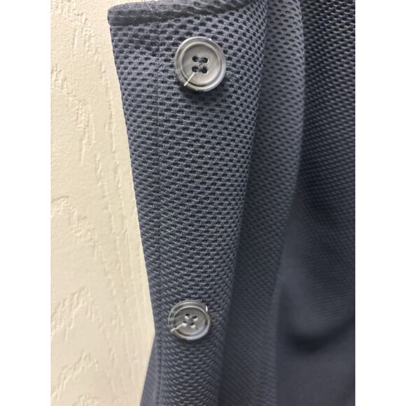 Navy Blue Worth Tank Dress With Button Detail Old Money Country Club Size 10 - Picture 2 of 5